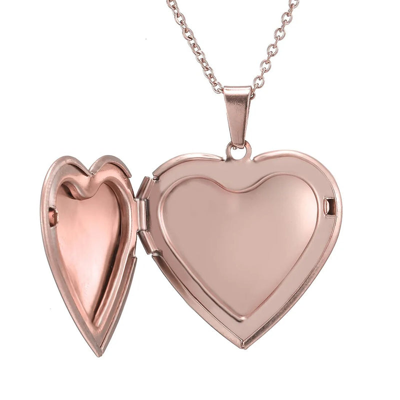 Collar Personalizado Con Foto Apertura de Corazón