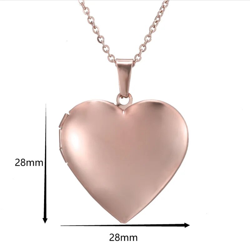 Collar Personalizado Con Foto Apertura de Corazón