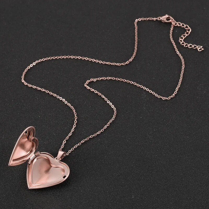 Collar Personalizado Con Foto Apertura de Corazón