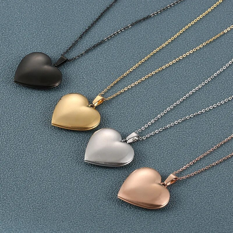 Collar Personalizado Con Foto Apertura de Corazón