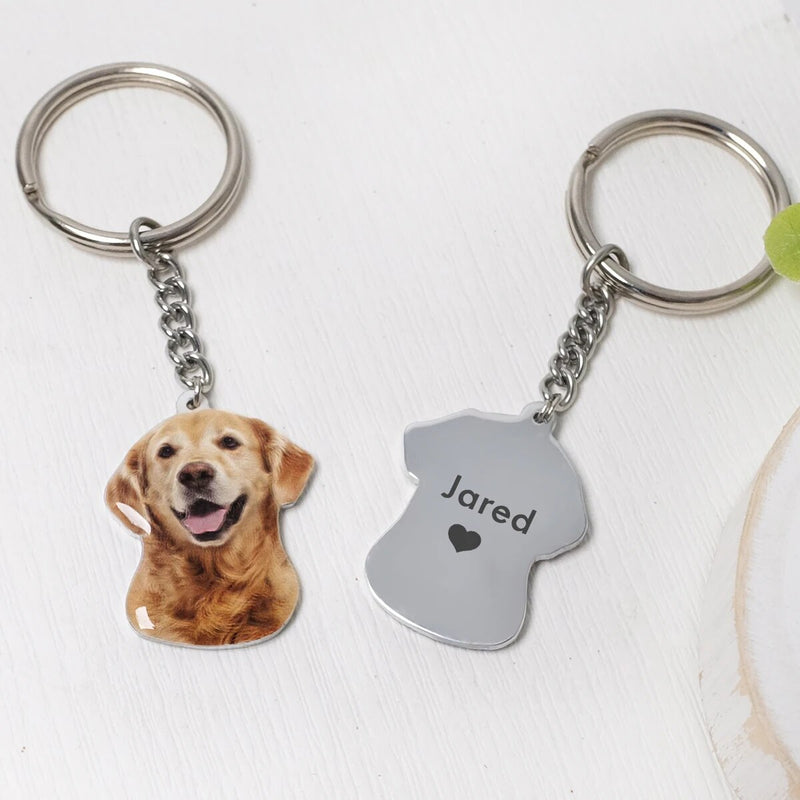 Chaveiro Foto Pet Personalizado Rostinho