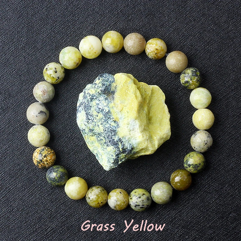 Pulsera Estilo Bola de Piedra Natural Para Hombre